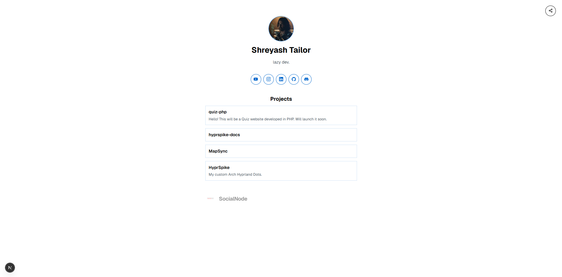SocialNode preview